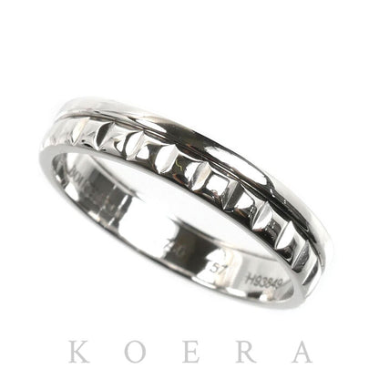 Boucheron ブシュロン K18WG ホワイトゴールド キャトル ラディアント ハーフ リング・指輪 JAL00250 16.5号 57 4.6g レディース【中古】【美品】