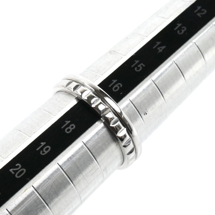 Boucheron ブシュロン K18WG ホワイトゴールド キャトル ラディアント ハーフ リング・指輪 JAL00250 16.5号 57 4.6g レディース【中古】【美品】