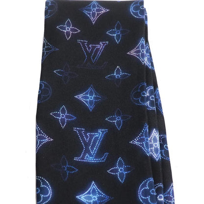 LOUIS VUITTON ルイ・ヴィトン バンドー・マヒナ スカーフ ブラック×ブルー系 M77420 IS1221 レディース【中古】