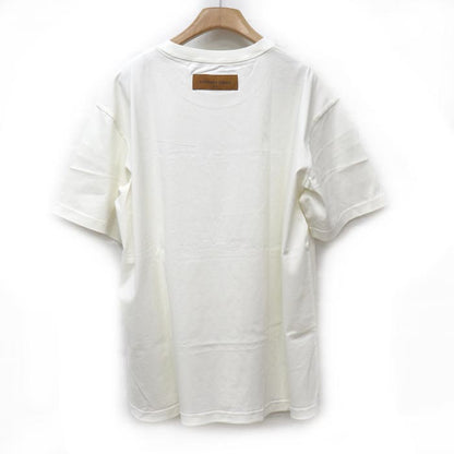LOUIS VUITTON ルイ・ヴィトン LVステッチプリント 半袖Ｔシャツ ホワイト RM212Q NPG HLY42W XL 21AW メンズ【中古】