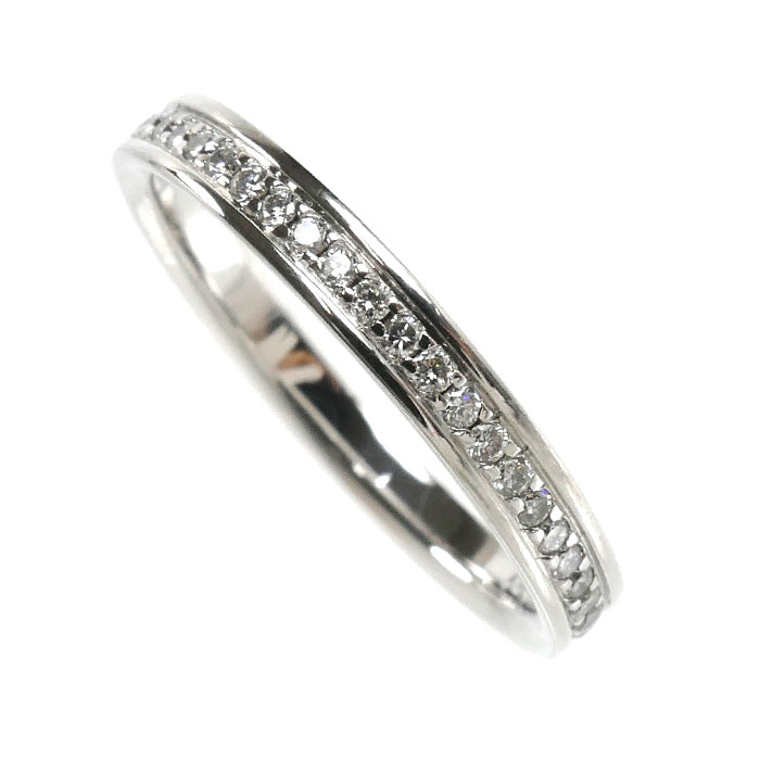 K18WG ホワイトゴールド フルエタニティ リング・指輪 ダイヤモンド0.30ct 11号 2.4g レディース【中古】【美品】