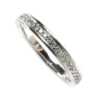 K18WG ホワイトゴールド フルエタニティ リング・指輪 ダイヤモンド0.30ct 11号 2.4g レディース【中古】【美品】