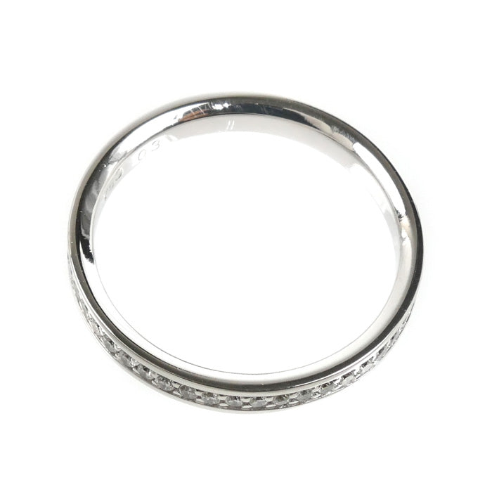 K18WG ホワイトゴールド フルエタニティ リング・指輪 ダイヤモンド0.30ct 11号 2.4g レディース【中古】【美品】