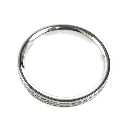 K18WG ホワイトゴールド フルエタニティ リング・指輪 ダイヤモンド0.30ct 11号 2.4g レディース【中古】【美品】