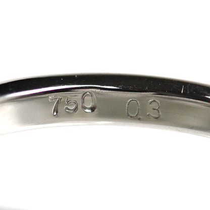 K18WG ホワイトゴールド フルエタニティ リング・指輪 ダイヤモンド0.30ct 11号 2.4g レディース【中古】【美品】