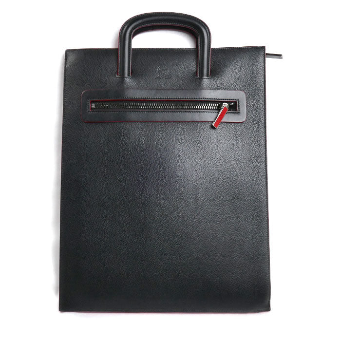 Christian Louboutin クリスチャンルブタン トリックトラック ラージ ハンドバッグ ブラック 1165084 2Wayバッグ メンズ【中古】