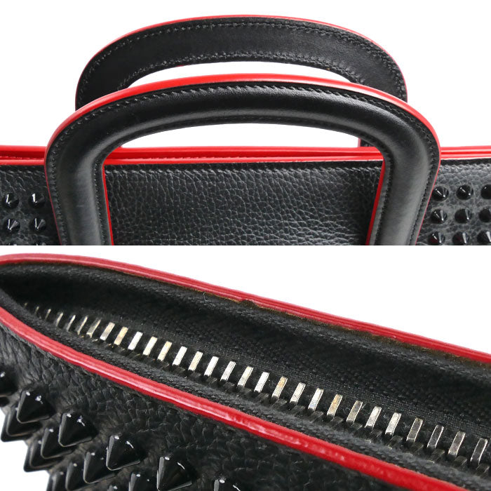 Christian Louboutin クリスチャンルブタン トリックトラック ラージ ハンドバッグ ブラック 1165084 2Wayバッグ メンズ【中古】