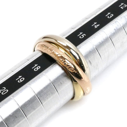 CARTIER カルティエ K18YG/PG/WG must de Cartier トリニティ リング・指輪 16.5号 57 9.3g ユニセックス【中古】【美品】