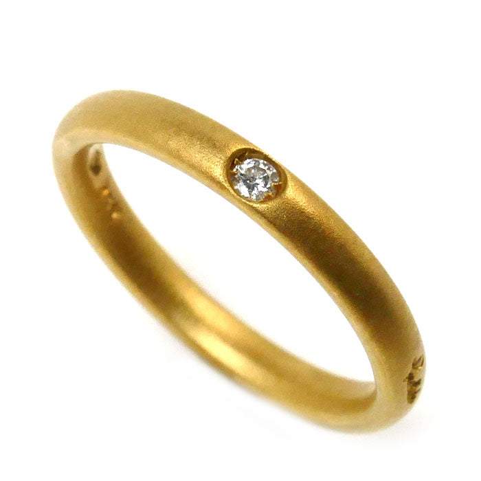 Pomellato ポメラート K18YG イエローゴールド ルッチョレ リング・指輪 ダイヤモンド 6.5号 2.6g レディース【中古】【美品】