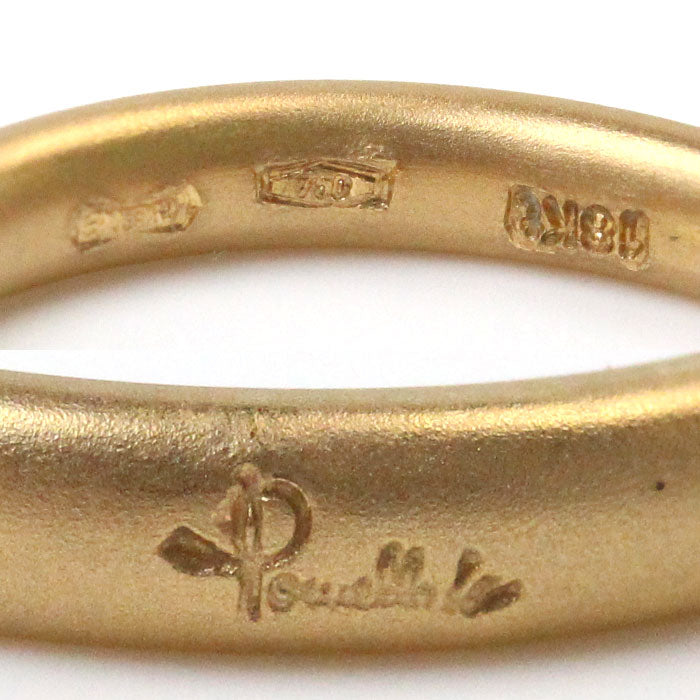 Pomellato ポメラート K18PG ピンクゴールド ルッチョレ リング・指輪 ダイヤモンド 6.5号 2.5g レディース【中古】【美品】