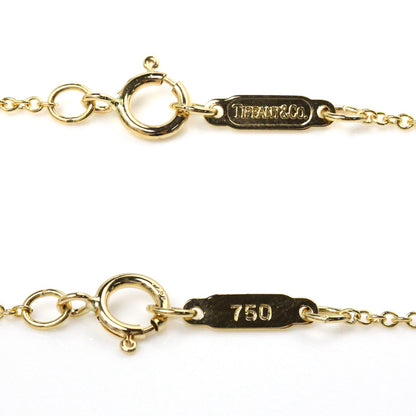 TIFFANY&Co. ティファニー K18YG イエローゴールド シェル ネックレス サファイア 3.6g 47cm レディース【中古】【美品】