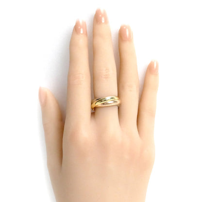 CARTIER カルティエ K18YG イエローゴールド K18WG ホワイトゴールド K18PG トリニティ クラシック リング・指輪 B4052756 15.5号 56 9.2g レディース【中古】【美品】