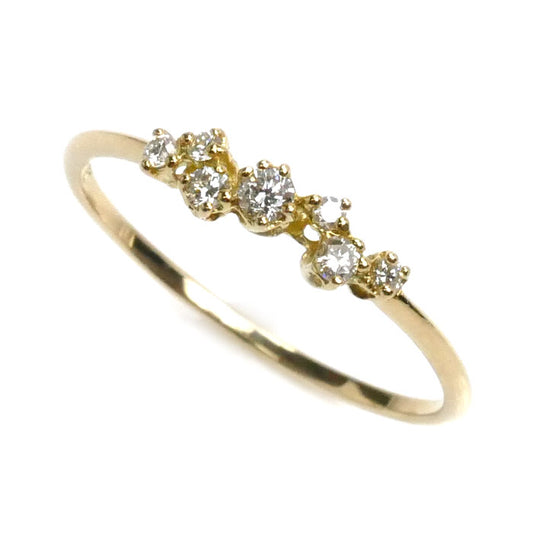 AHKAH アーカー K18YG イエローゴールド BB（ビービー） リング・指輪 AB1740010200 ダイヤモンド0.10ct 10号 0.8g レディース【中古】