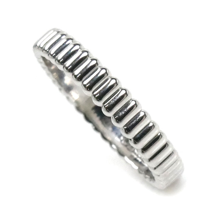 Boucheron ブシュロン K18WG ホワイトゴールド キャトル グログラン スモール リング・指輪 JAL01170 10号 50 2.8g レディース【中古】【美品】