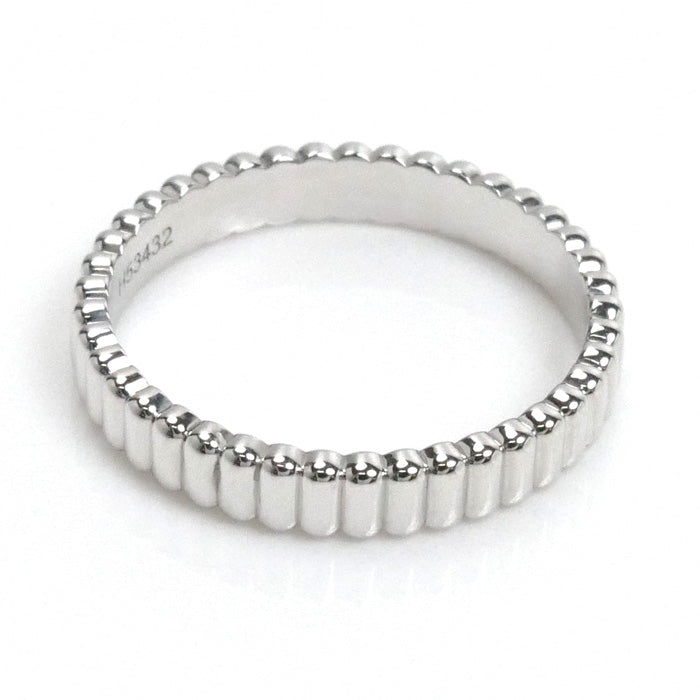 Boucheron ブシュロン K18WG ホワイトゴールド キャトル グログラン スモール リング・指輪 JAL01170 10号 50 2.8g レディース【中古】【美品】