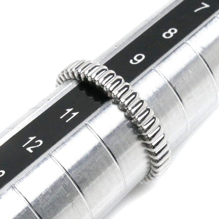 Boucheron ブシュロン K18WG ホワイトゴールド キャトル グログラン スモール リング・指輪 JAL01170 10号 50 2.8g レディース【中古】【美品】