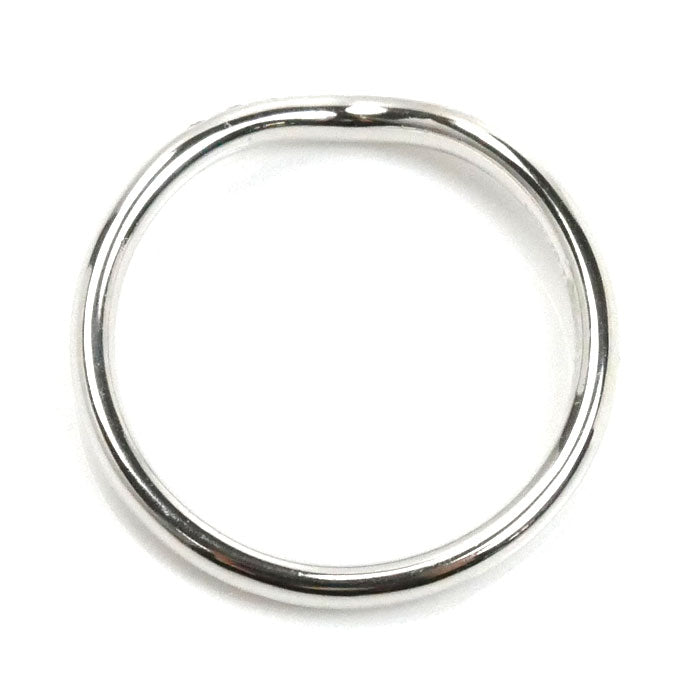 TIFFANY&Co. ティファニー Pt950プラチナ カーブド バンド リング・指輪 60016942 ダイヤモンド 13号 3.4g レディース【中古】【美品】