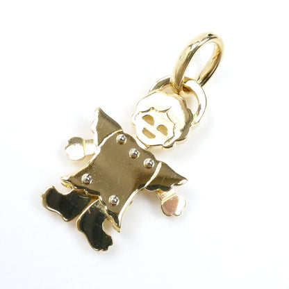 Pomellato ポメラート K18YG イエローゴールド 天使 ペンダントトップ ダイヤモンド 6.8g レディース【中古】