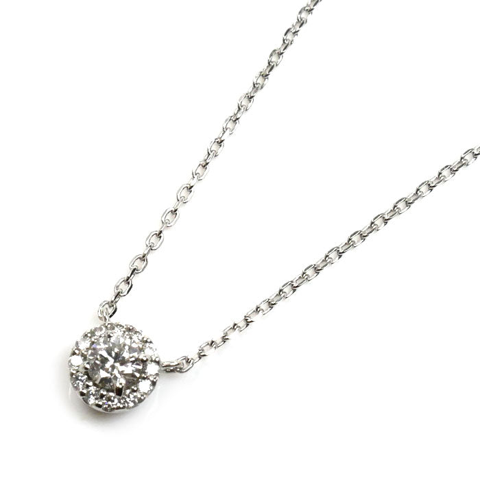 Vendome Aoyama ヴァンドーム青山 Pt950/Pt850 プラチナ グレース  ネックレス ダイヤモンド0.19ct 2.4g 40cm レディース【中古】
