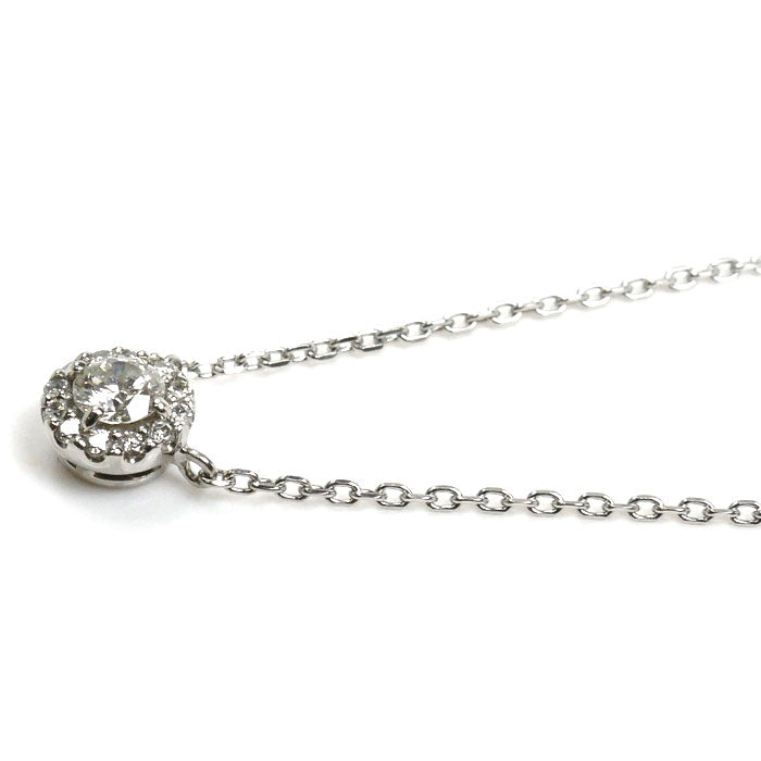Vendome Aoyama ヴァンドーム青山 Pt950/Pt850 プラチナ グレース  ネックレス ダイヤモンド0.19ct 2.4g 40cm レディース【中古】