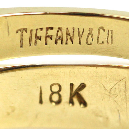 TIFFANY&Co. ティファニー K18YG イエローゴールド マーキス リング・指輪 サファイア ダイヤモンド 13号 3.3g レディース【中古】