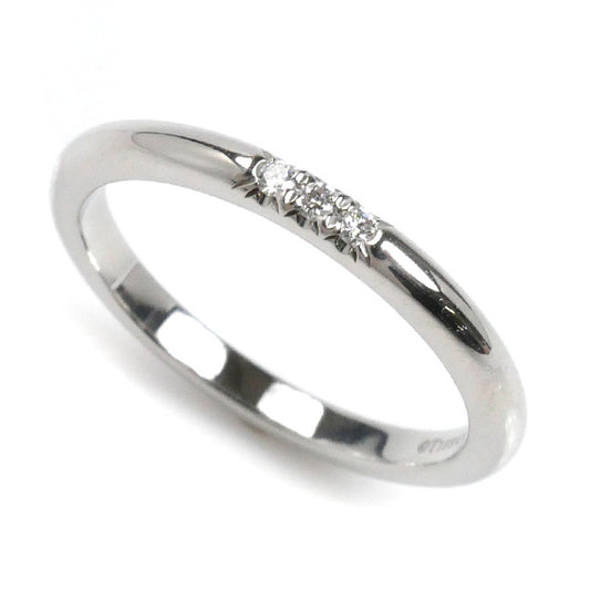 TIFFANY&Co. ティファニー Pt950プラチナ クラシックバンド 3Pダイヤ リング・指輪 61000879 ダイヤモンド 9号 3.2g レディース【中古】【美品】