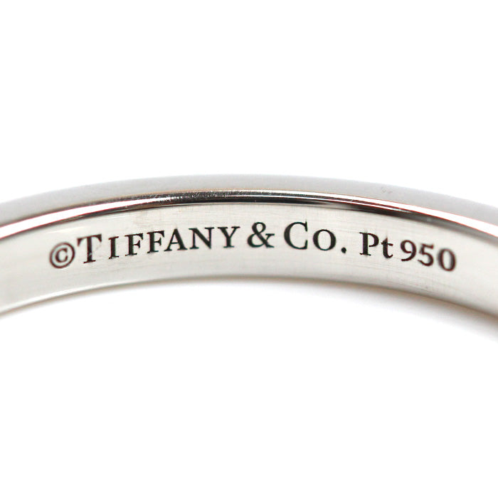 TIFFANY&Co. ティファニー Pt950プラチナ クラシックバンド 3Pダイヤ リング・指輪 61000879 ダイヤモンド 9号 3.2g レディース【中古】【美品】