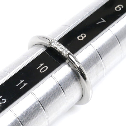 TIFFANY&Co. ティファニー Pt950プラチナ クラシックバンド 3Pダイヤ リング・指輪 61000879 ダイヤモンド 9号 3.2g レディース【中古】【美品】