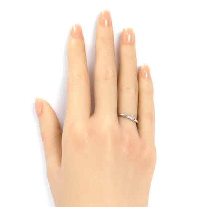 TIFFANY&Co. ティファニー Pt950プラチナ クラシックバンド 3Pダイヤ リング・指輪 61000879 ダイヤモンド 9号 3.2g レディース【中古】【美品】