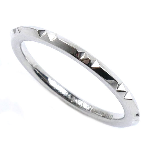 TIFFANY&Co. ティファニー Pt950プラチナ トゥルーバンド リング・指輪 7.5号 2.7g レディース【中古】