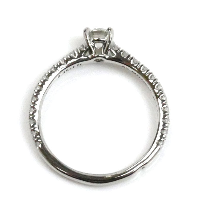 CARTIER カルティエ Pt950プラチナ ソリテール 1895 ハーフエタニティ リング・指輪 ダイヤモンド0.35ct 12号 52 2.9g レディース【中古】【美品】