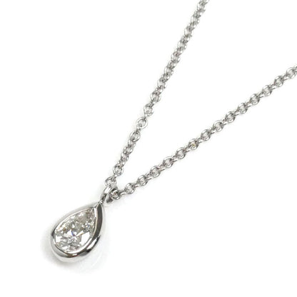 TIFFANY&Co. ティファニー Pt950プラチナ バイザヤード 1Pダイヤ ネックレス 60146410 2.7g 40cm レディース【中古】