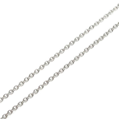 TIFFANY&Co. ティファニー Pt950プラチナ バイザヤード 1Pダイヤ ネックレス 60146410 2.7g 40cm レディース【中古】