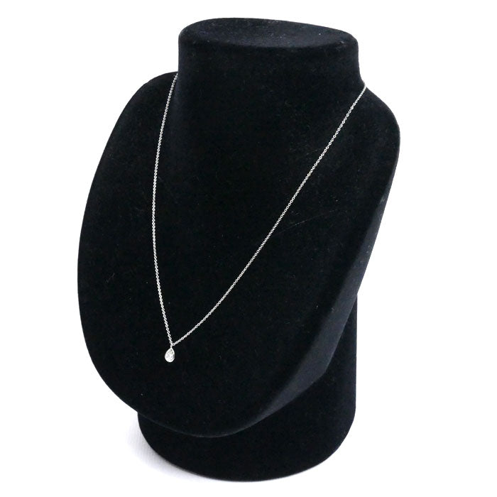 TIFFANY&Co. ティファニー Pt950プラチナ バイザヤード 1Pダイヤ ネックレス 60146410 2.7g 40cm レディース【中古】