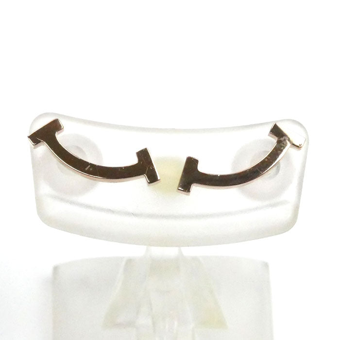 TIFFANY&Co. ティファニー K18PG ピンクゴールド Tスマイル ピアス 60150754 1.2g レディース【中古】