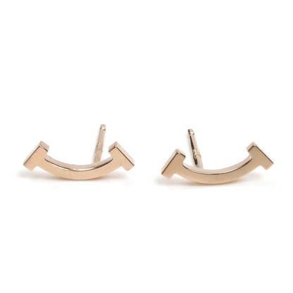 TIFFANY&Co. ティファニー K18PG ピンクゴールド Tスマイル ピアス 60150754 1.2g レディース【中古】