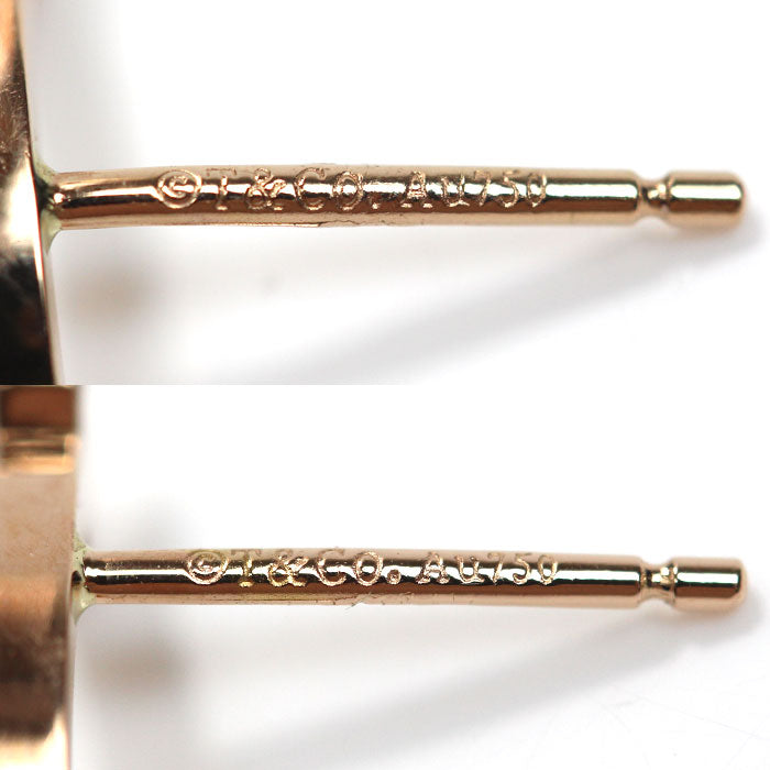 TIFFANY&Co. ティファニー K18PG ピンクゴールド Tスマイル ピアス 60150754 1.2g レディース【中古】