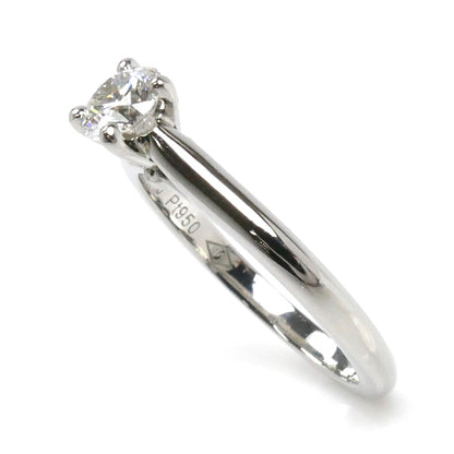 CARTIER カルティエ Pt950プラチナ ソリテール 1895  1Pダイヤ リング・指輪 ダイヤモンド0.37ct 7号 47 3.5g レディース【中古】【美品】