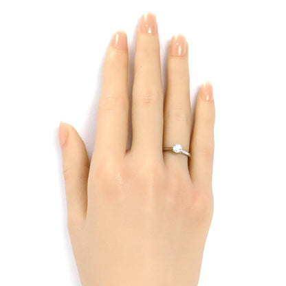 CARTIER カルティエ Pt950プラチナ ソリテール 1895  1Pダイヤ リング・指輪 ダイヤモンド0.37ct 7号 47 3.5g レディース【中古】【美品】