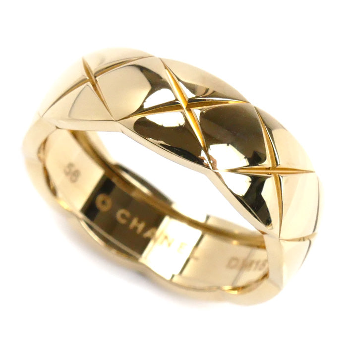CHANEL シャネル K18YG イエローゴールド ココクラッシュ リング・指輪 J10571 16号 56 6.5g レディース【中古】【美品】