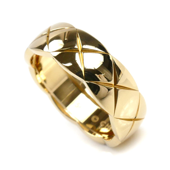 CHANEL シャネル K18YG イエローゴールド ココクラッシュ リング・指輪 J10571 16号 56 6.5g レディース【中古】【美品】