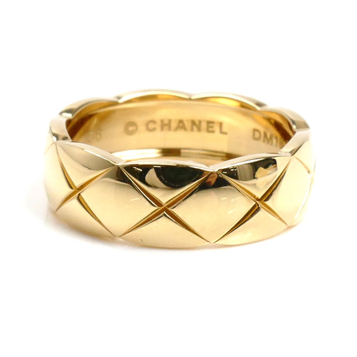 CHANEL シャネル K18YG イエローゴールド ココクラッシュ リング・指輪 J10571 16号 56 6.5g レディース【中古】【美品】