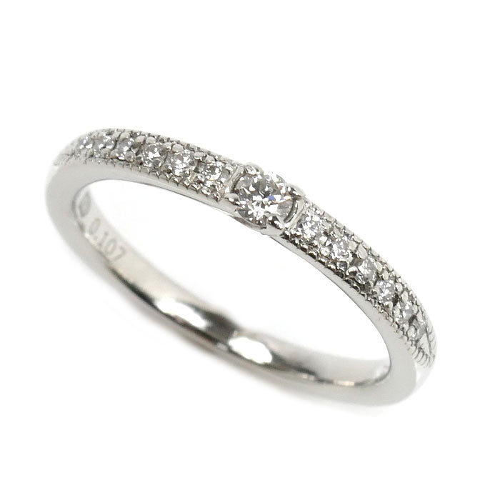 EXELCO エクセルコダイヤモンド Pt950プラチナ リング・指輪 ダイヤモンド0.107ct 5.5号 2.6g レディース【中古】【美品】