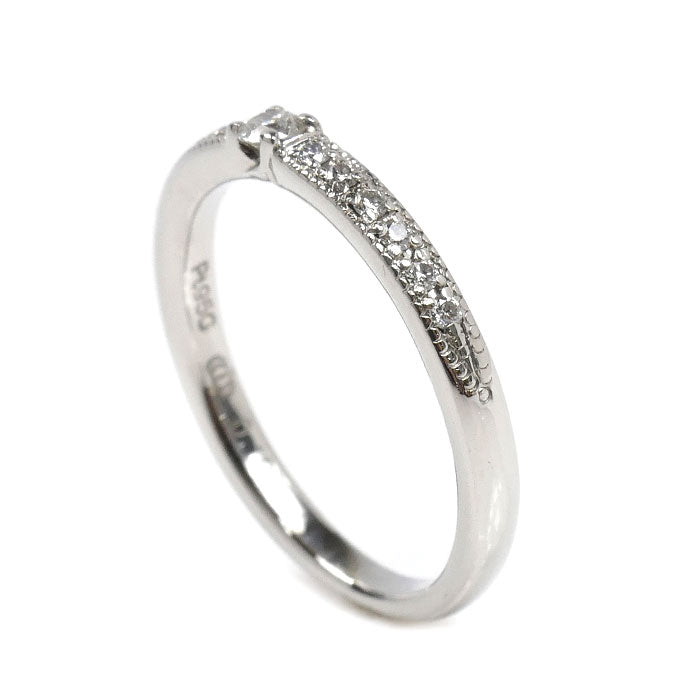 EXELCO エクセルコダイヤモンド Pt950プラチナ リング・指輪 ダイヤモンド0.107ct 5.5号 2.6g レディース【中古】【美品】