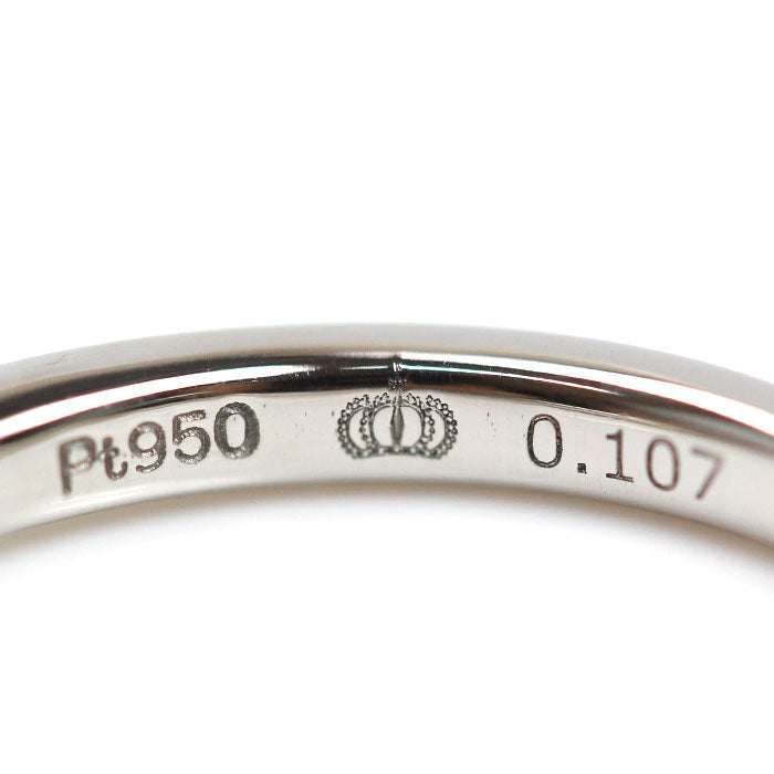 EXELCO エクセルコダイヤモンド Pt950プラチナ リング・指輪 ダイヤモンド0.107ct 5.5号 2.6g レディース【中古】【美品】