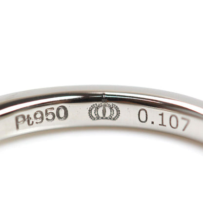 EXELCO エクセルコダイヤモンド Pt950プラチナ リング・指輪 ダイヤモンド0.107ct 5.5号 2.6g レディース【中古】【美品】