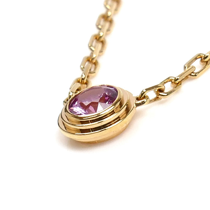 CARTIER カルティエ K18PG ピンクゴールド ダムール ピンクサファイア ネックレス B7218400 2.9g 41cm レディース【中古】【美品】