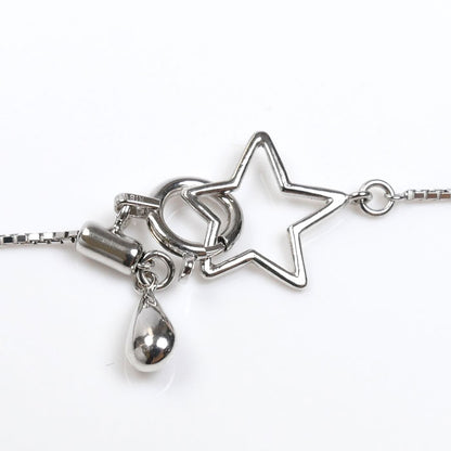 小寺智子 K18WG ホワイトゴールド スノーイングナイト ダイヤ ネックレス WDND1566 ダイヤモンド0.18ct 4.7g 55cm レディース【中古】【美品】