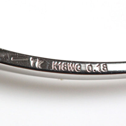 小寺智子 K18WG ホワイトゴールド スノーイングナイト ダイヤ ネックレス WDND1566 ダイヤモンド0.18ct 4.7g 55cm レディース【中古】【美品】