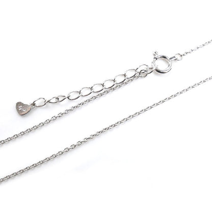 STAR JEWELRY スタージュエリー K18WG ホワイトゴールド ミステリアスハート ネックレス ルビー0.25ct 1.9g 37～40cm レディース【中古】